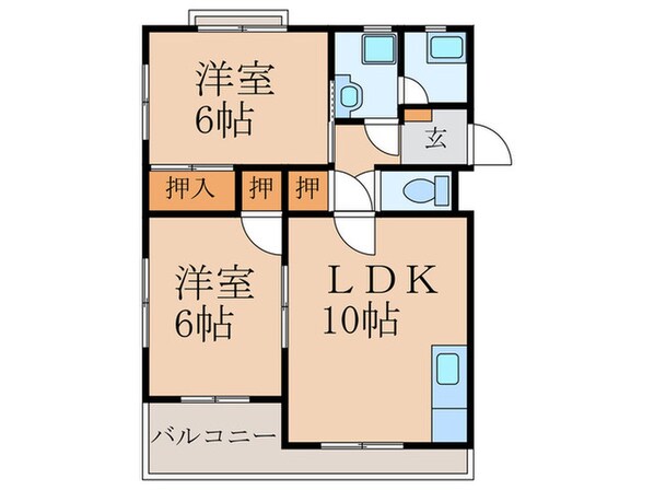 レジデンスたむらの物件間取画像